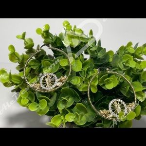 San Judas Hoop Earrings (gold plated)